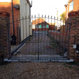 Electric Gates Outside Power in Worthing