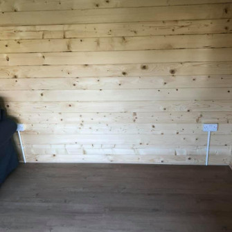 Garden Office Power Socket Installation