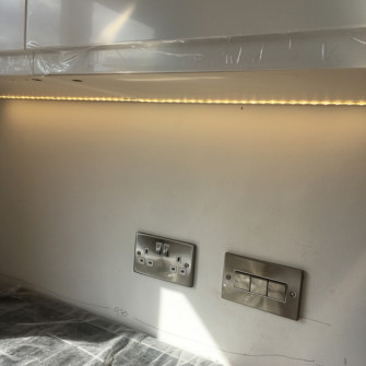 Under Unit Kitchen Lights Installation in Worthing